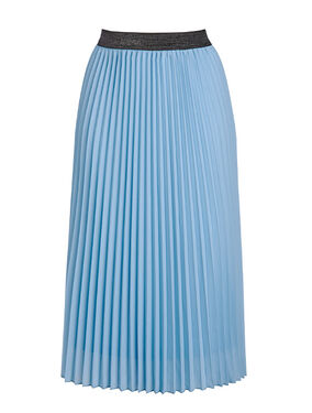 Swishy Pleated Midi Skirt