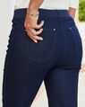 Premium Pull-on Rib Waist Jeans (Denim)